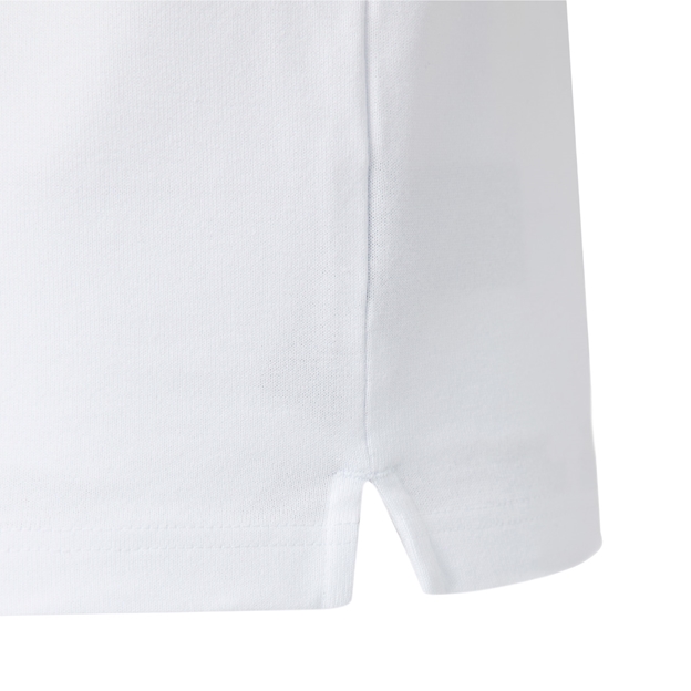 England Mens Home Classic Rugby Shirt Long Sleeve 26/27 Brilliant White - Hem Close-up