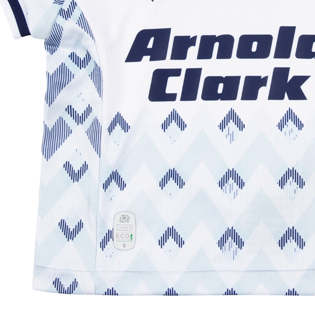 Scotland Babies Away Rugby Shirt 26/27 White, Sand and Navy - Official Licensed Product Close-up