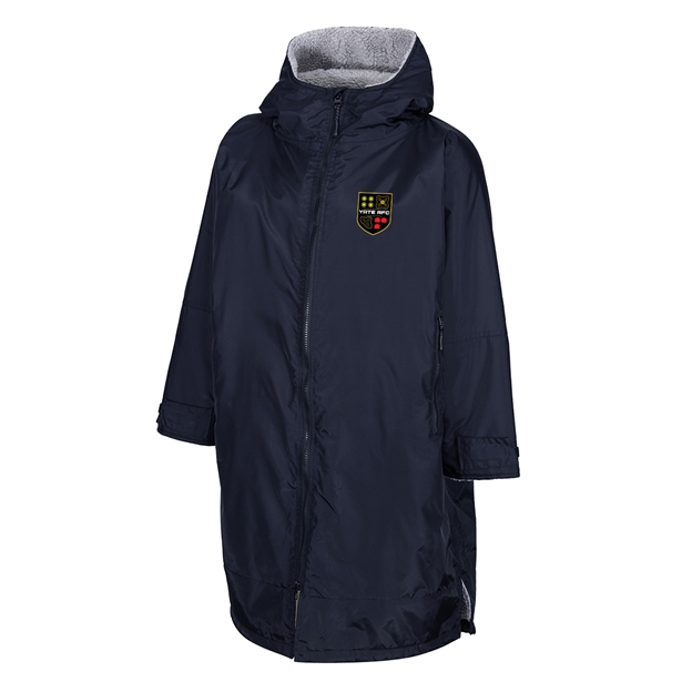 Yate Rugby Club Adults Weatherproof Changing Robe - Navy