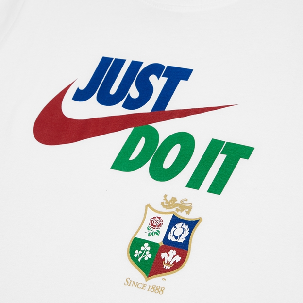 British & Irish Lions Kids Travel T-Shirt 2027 White - Close-up.jpg