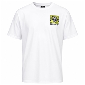 Fiji Mens T-Shirt 26/27 White - Front View