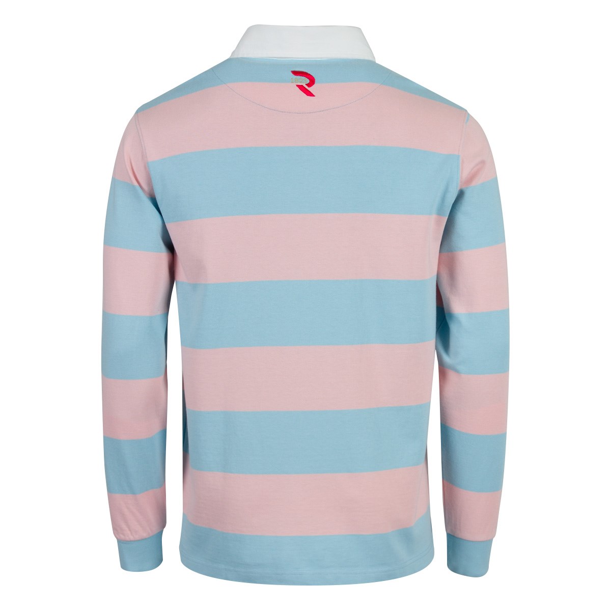 Scotland 1990 Heritage Pure Cotton Rugby Shirt – Long Sleeve Sky Blue/Pink
