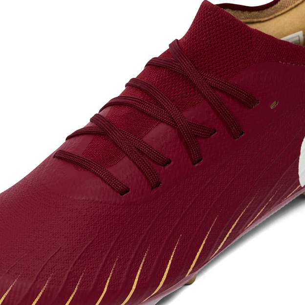 Canterbury Adults Speed Falcon Elite FG Rugby Boots Red - Lacing
