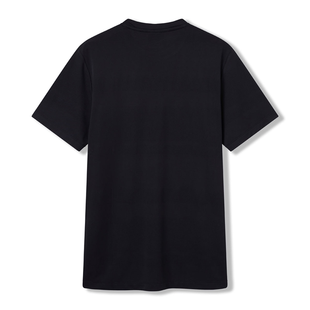Canterbury Mens Everest Knit Technical T-shirt Black - Back View