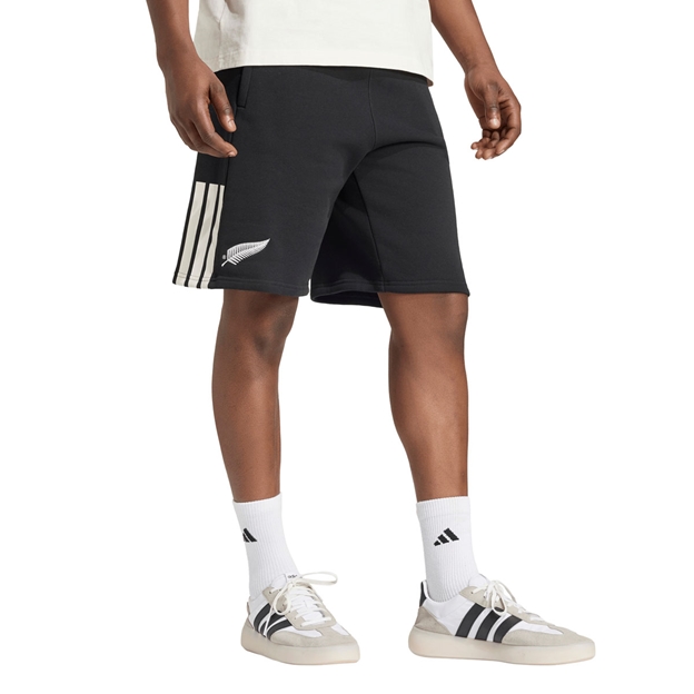All Blacks Mens Leisurewear Shorts 26/27 All Black - Model Front View