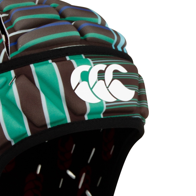 Canterbury Adults Uglies Raze Headguard Green- CCC Logo