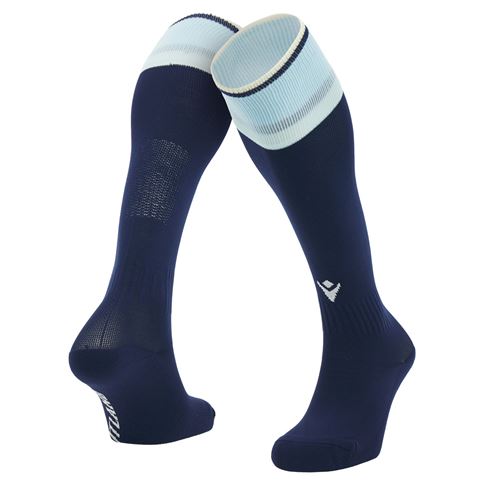 Scotland Adults Home Rugby Socks 26/27 Navy and Sand - Pair Main View