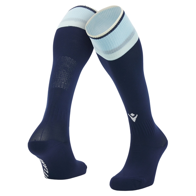 Scotland Adults Home Rugby Socks 26/27 Navy and Sand - Pair Main View
