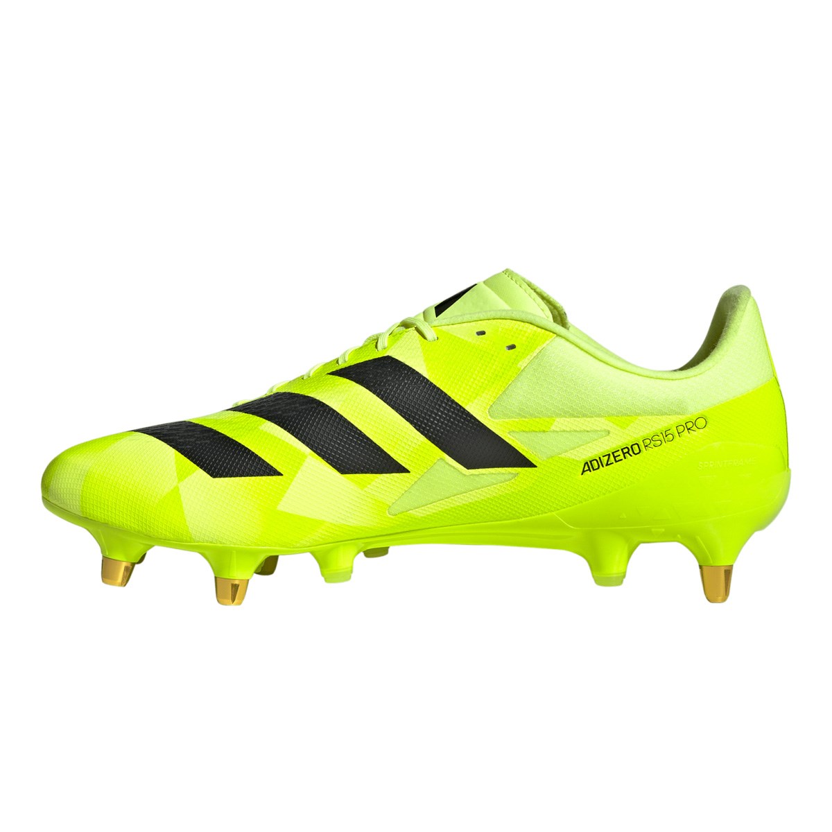 adidas Adults Adizero RS15 Pro SG Rugby Boots - Yellow|Rugbystore