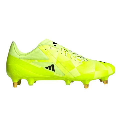 adidas Adults Adizero RS15 Pro Soft Ground Rugby Boots Yellow - Outstep