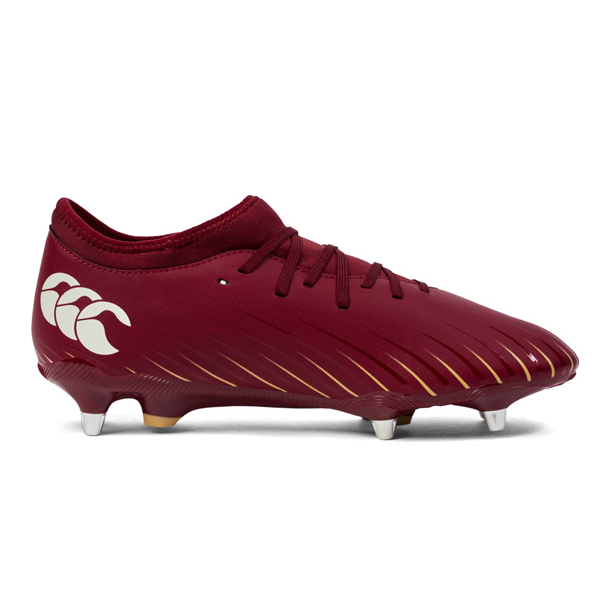 Canterbury Adults Speed Falcon Team SG Rugby Boots Red - Outstep