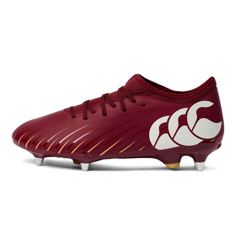 Canterbury Adults Speed Falcon Team SG Rugby Boots Red - Outstep