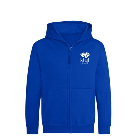Innerleithen Opera Kids Full Zip Hoodie – Bright Royal