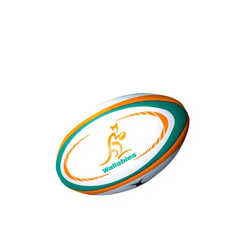 Gilbert Australia Replica Rugby Ball Mini - Front