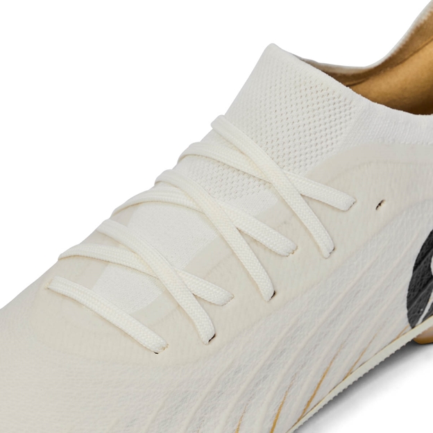 Canterbury Adults Speed Falcon Elite Firm Ground Rugby Boots - White - Lacing