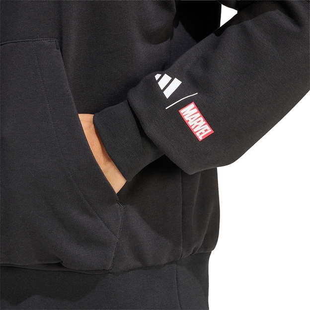 All Blacks Marvel Adults Hoody 25/26 - Adidas x MARVEL Logo