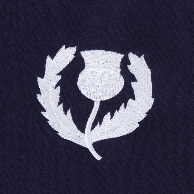 Scotland Mens Classic Hoodie Navy - Thistle Embroidery