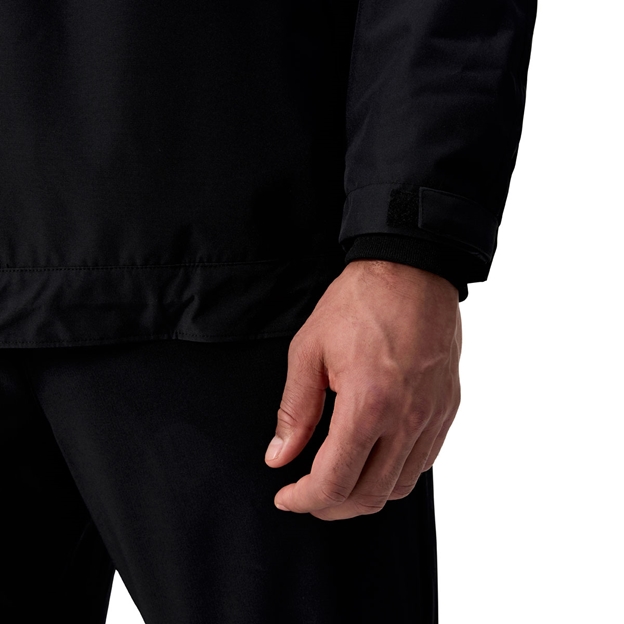 Canterbury Mens Everest Breakdown Contact Jacket Black - Model Close-up Sleeve