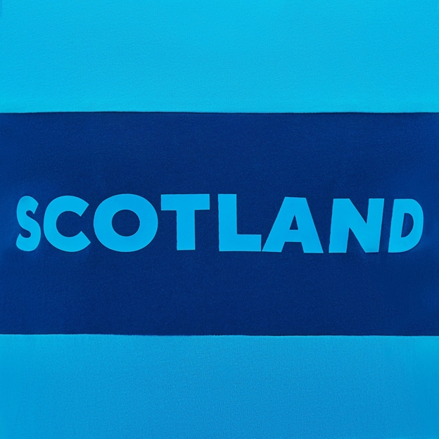 Scotland Juniors Cotton T-Shirt - Sky Blue - 2025 - Close Up