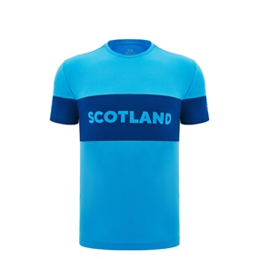 Scotland Juniors Cotton T-Shirt - Sky Blue - 2025 - Front