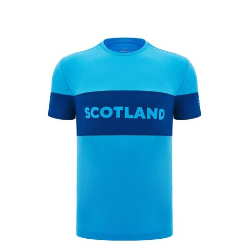Scotland Juniors Cotton T-Shirt - Sky Blue - 2025 - Front