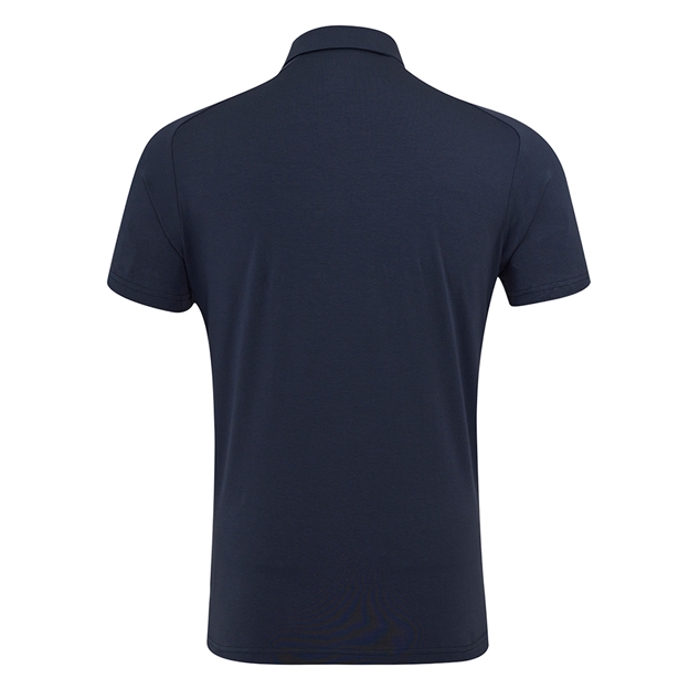 England Mens Travel Short Sleeve Polo 25-26 Inkwell - Back