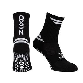 OXEN Adults Grip Socks - Black/White