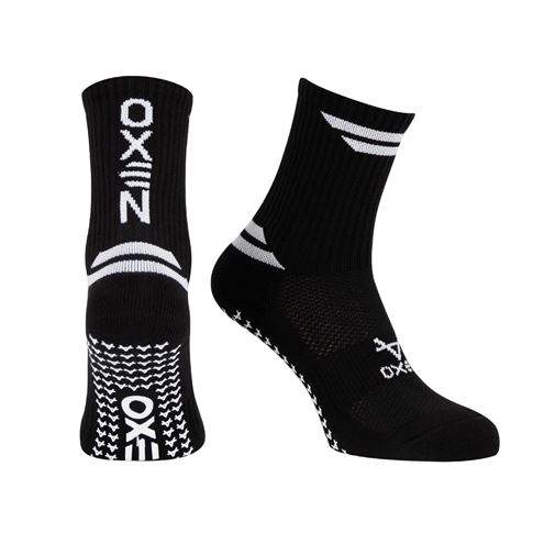 OXEN Adults Grip Socks - Black/White