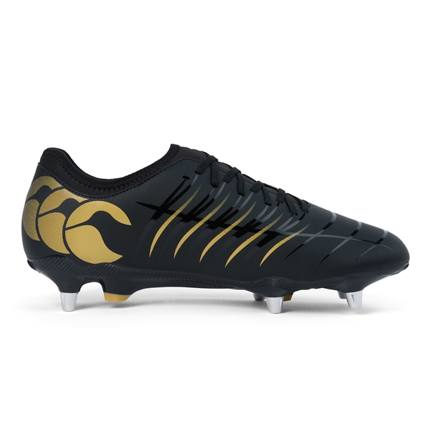 Canterbury Adults Phoenix 2.0 Team Soft Ground Rugby Boots Black - Instep