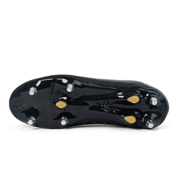 Canterbury Adults Phoenix 2.0 Team Soft Ground Rugby Boots Black - Soleplate