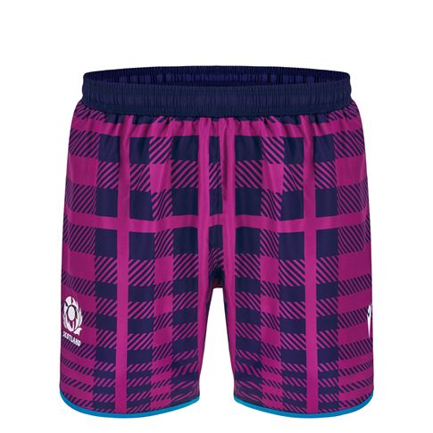 Scotland Junior Swim Shorts 25/26 Purple/Navy - Front