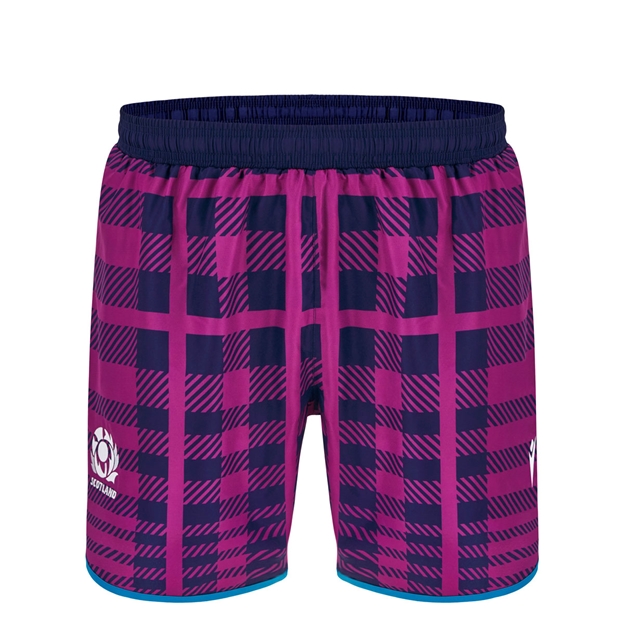 Scotland Junior Swim Shorts 25/26 Purple/Navy - Front