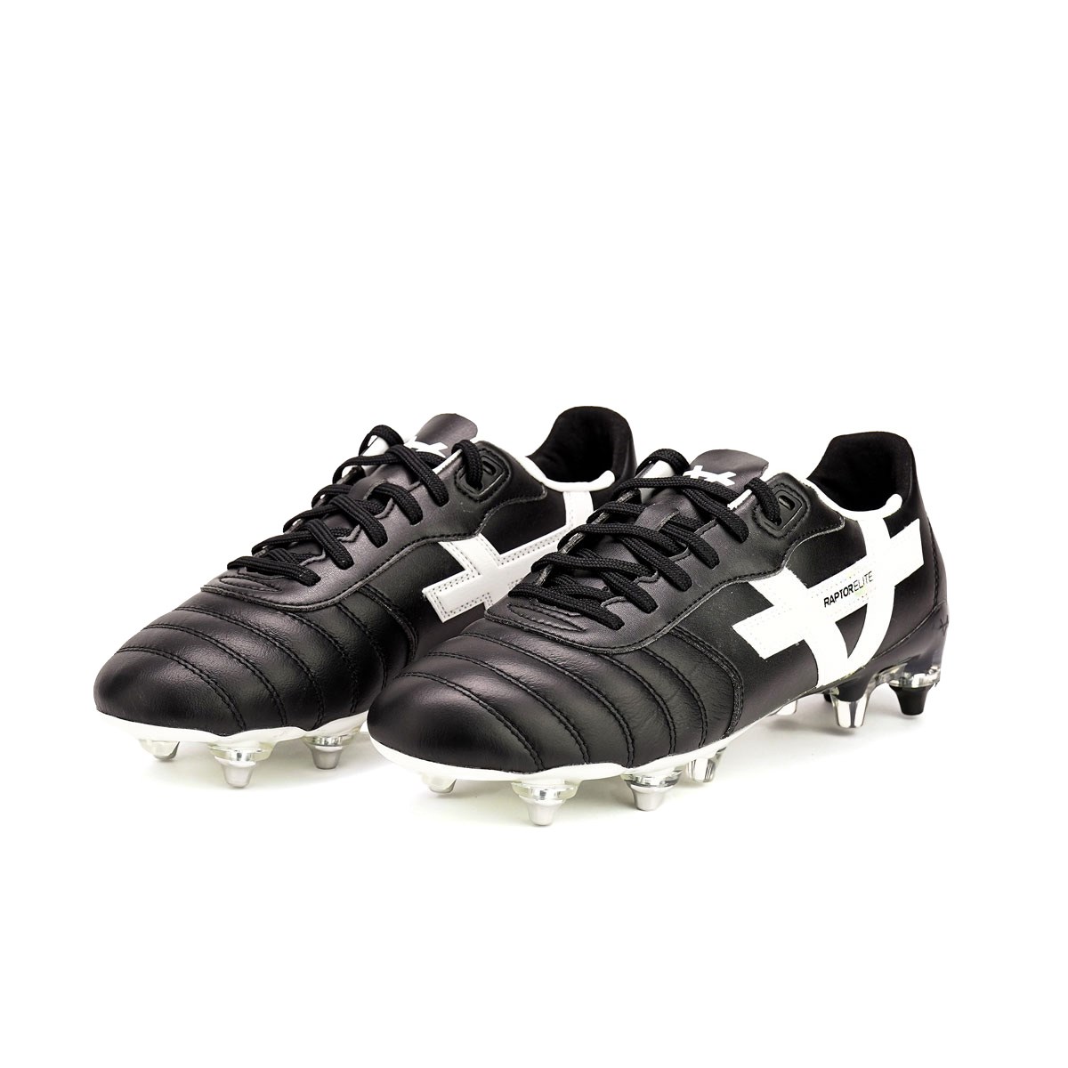 Oxen Adults Raptor Elite Mix Stud Rugby Boots Black - Front