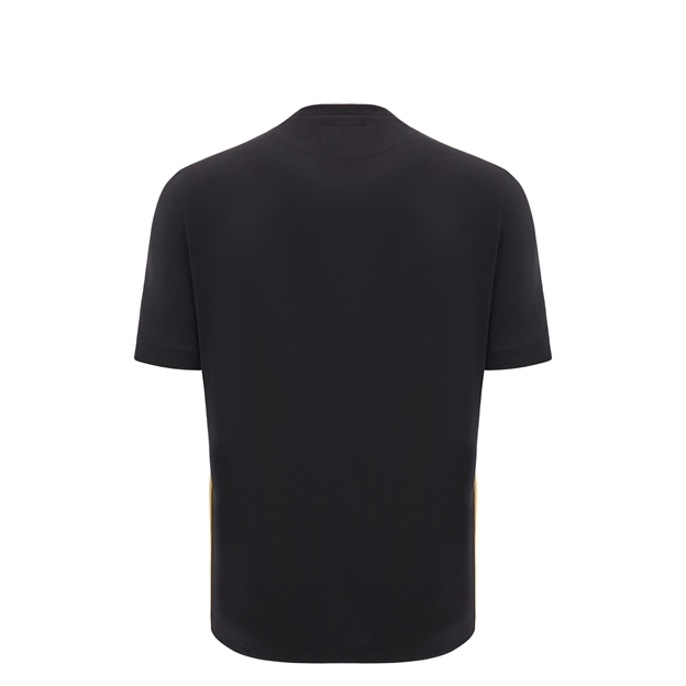 Wales Kids Travel Cotton T-Shirt - Black 2025 - Back