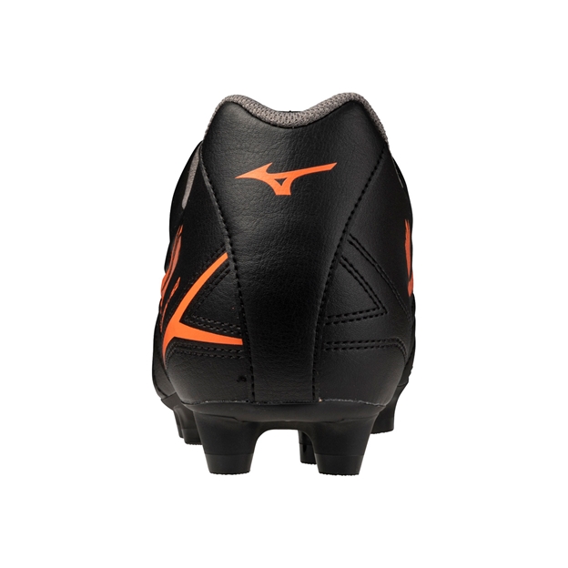 Mizuno Adults Monarcida Neo III Select Firm Ground Rugby Boots Bright Black - Heel View
