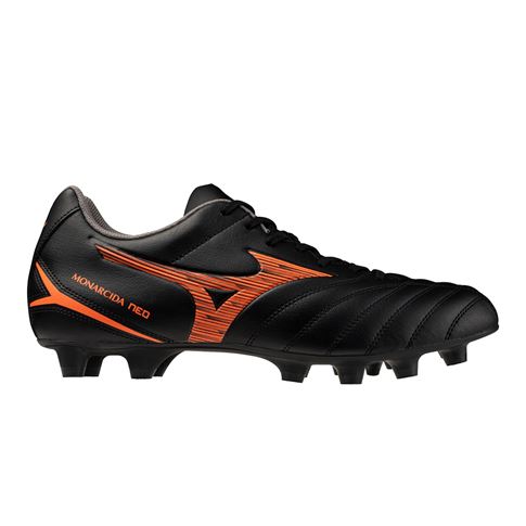 Mizuno Adults Monarcida Neo III Select Firm Ground Rugby Boots Bright Black - Outstep View