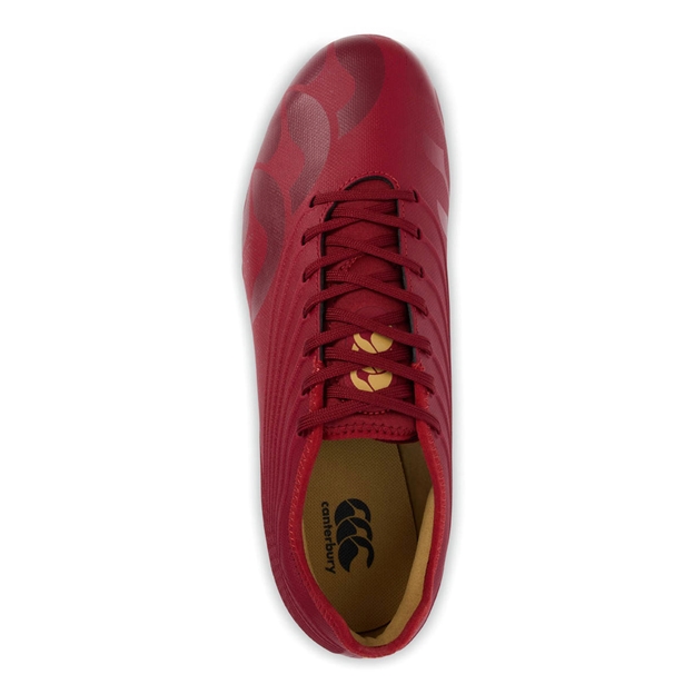 Canterbury Stampede Adult Pro SG Rugby Boots Red - Top
