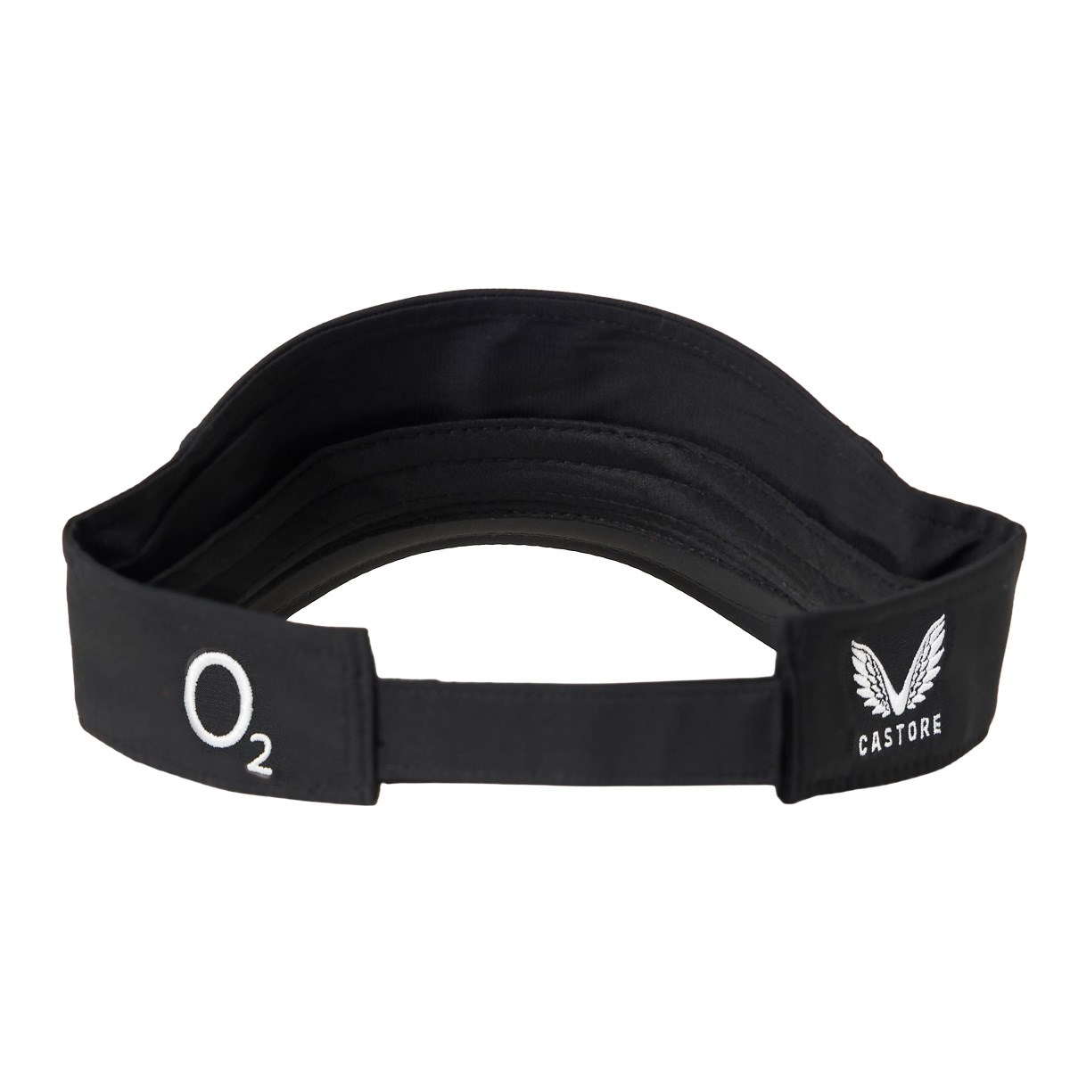 England Adults Team Visor 26/27 Castore Black - Front View