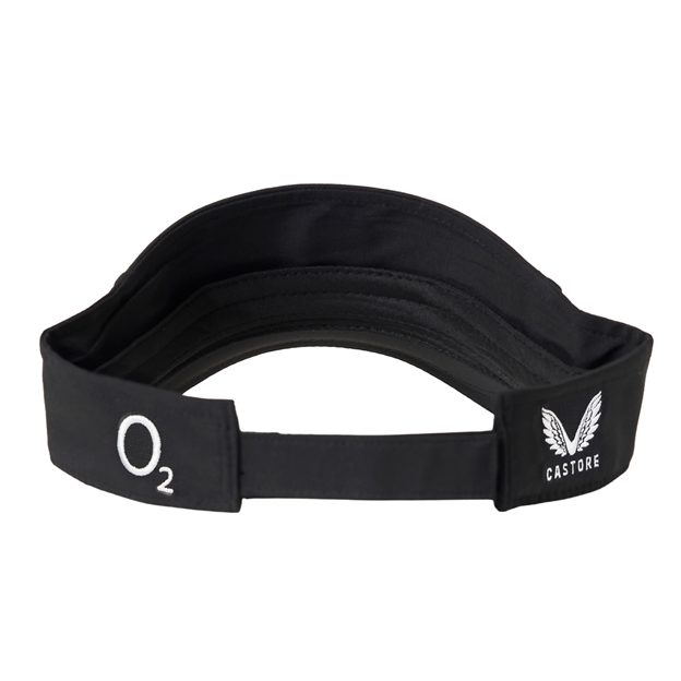 England Adults Team Visor 26/27 Castore Black - Back View