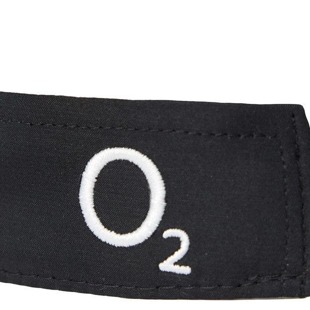 England Adults Team Visor 26/27 Castore Black - O2 Logo Close-up