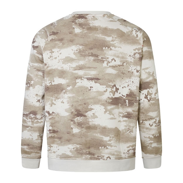 British and Irish Lions Mens Camp Crew Jumper - Taupe - Back