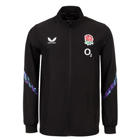 England Mens Alternate Anthem Jacket 25/26 Black - Front