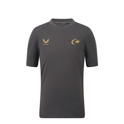 Saracens Kids 150th Anniversary T-Shirt 26/27 Gunmetal - Front View
