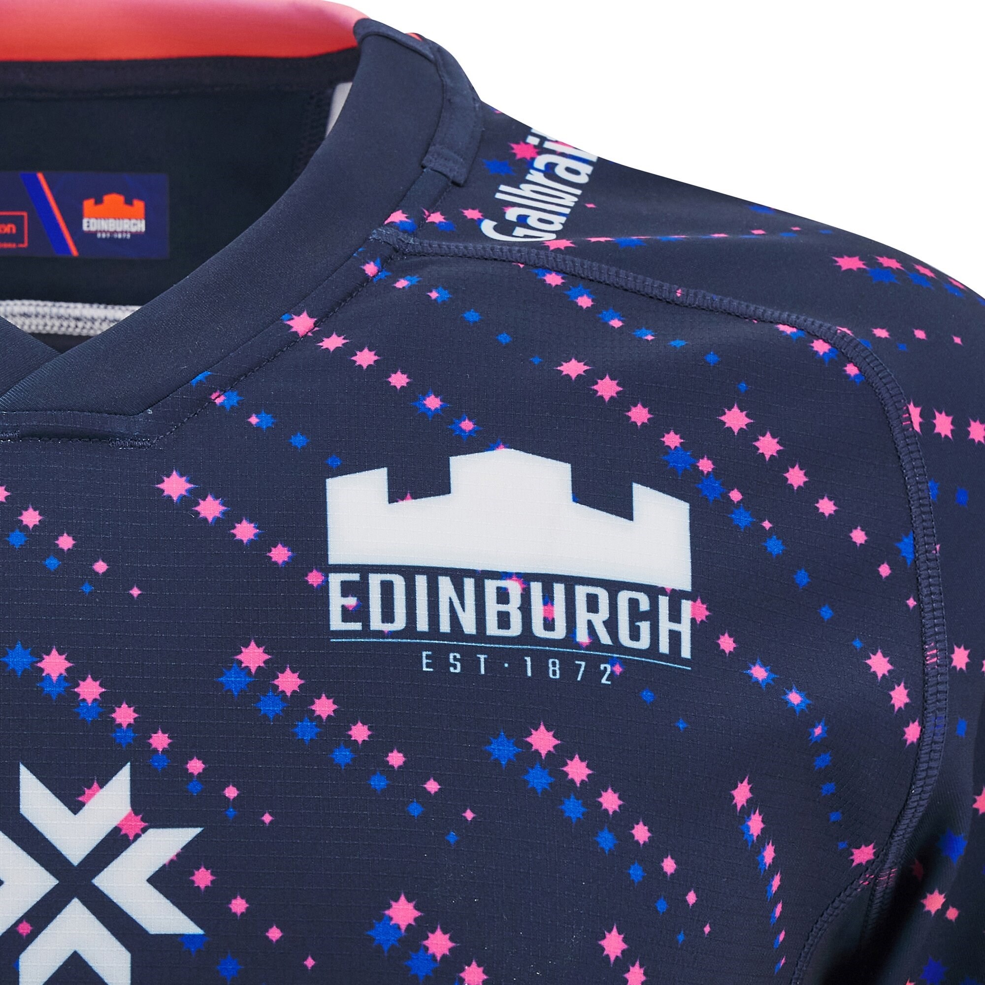 Edinburgh Kids Training Rugby Shirt - Short Sleeve - 24/25 - Front