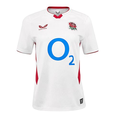 England Womens Home Rugby Shirt 25-26 - Front