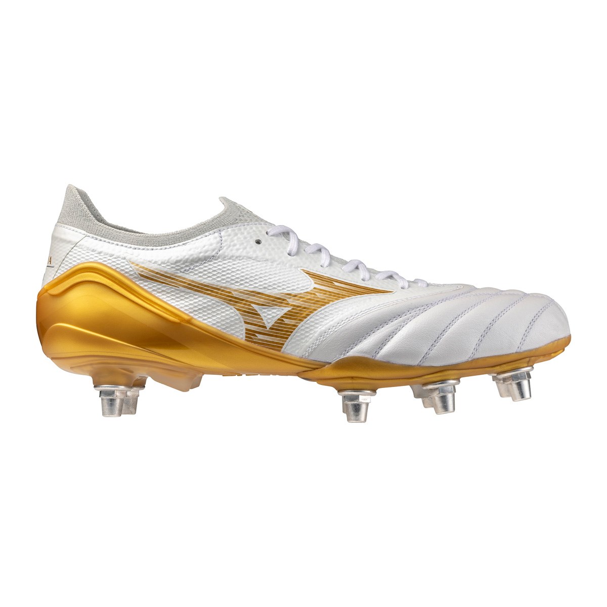 Mizuno Adults Morelia Neo IV ?eta Elite SI SG Rugby Boots - White