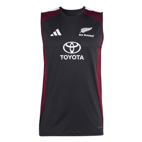 All Blacks Mens Training Vest 26/27 All Black - Front View