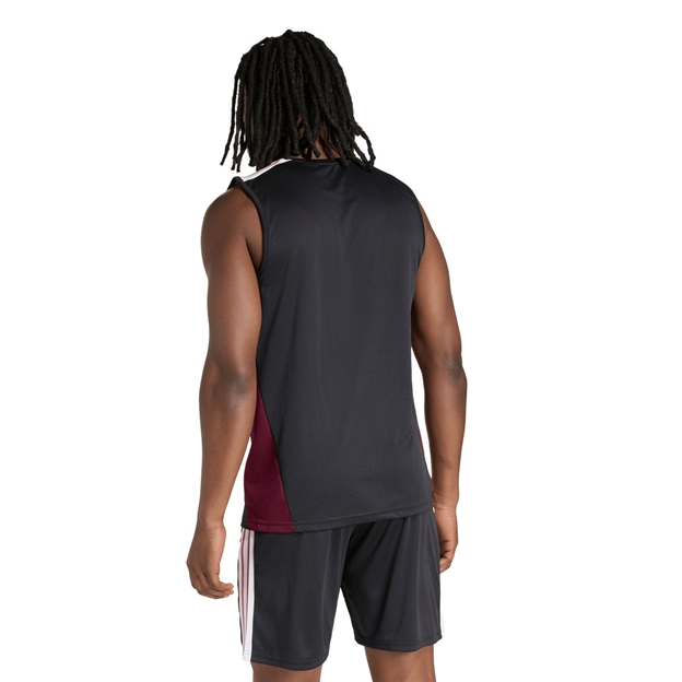 All Blacks Mens Training Vest 26/27 All Black - Model Back View
