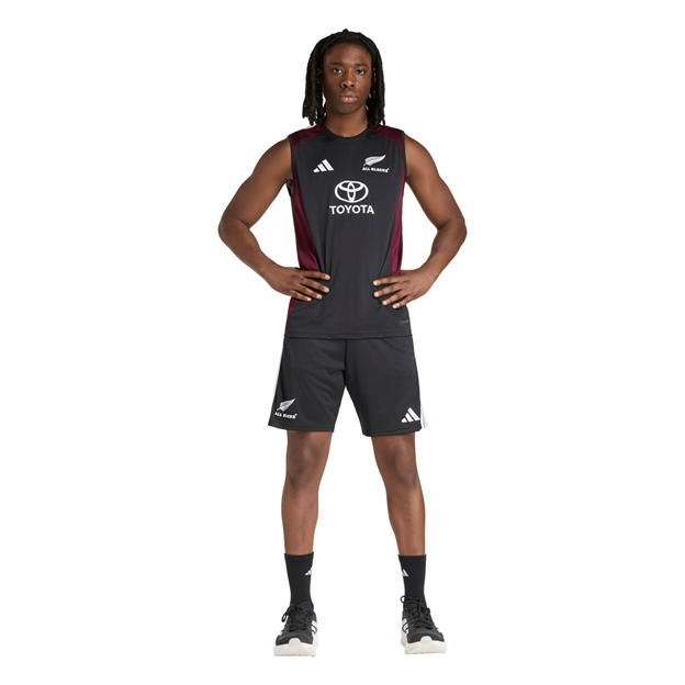 All Blacks Mens Training Vest 26/27 All Black - Model Standing View