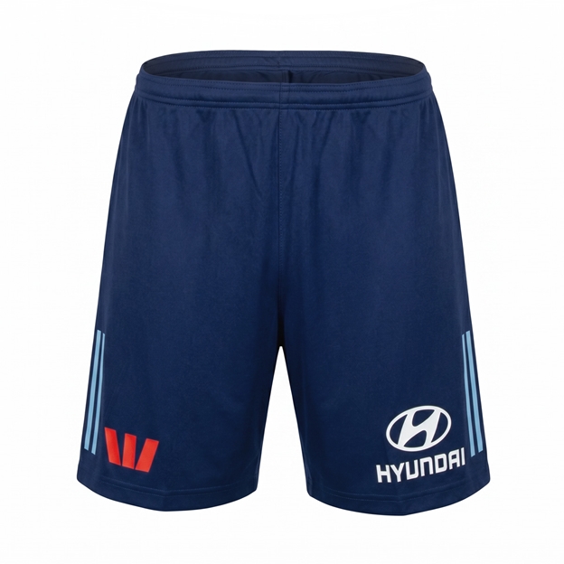 New South Wales Blues Mens Gym Shorts 26/27 Light Blue - Back View
